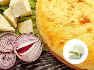 Осетинский пирог с сыром осетинским (уалибах)